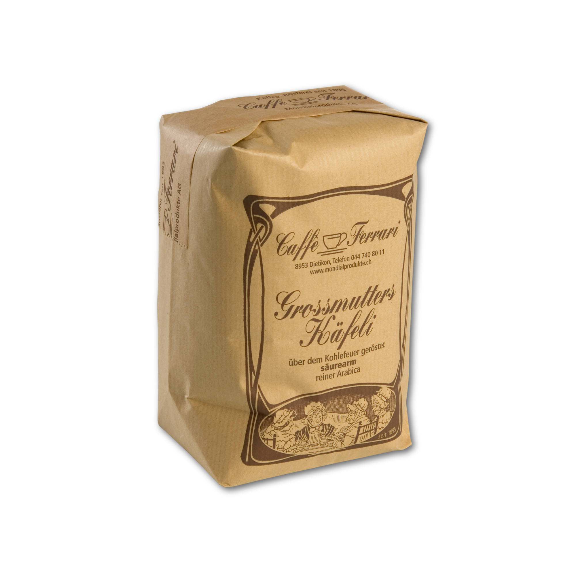 Caffè Ferrari - Grossmutter's Käfeli Bohnen - gemahlen 1kg Caffè Ferrari - Grossmutter's Käfeli Bohnen - gemahlen 1kg