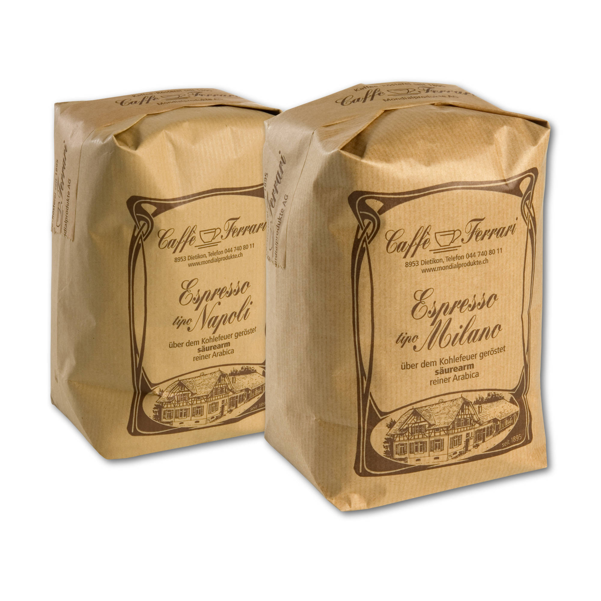 Caffè Ferrari - Espresso Milano/Napoli gemischt - Bohnen 250g Caffè Ferrari - Espresso Milano/Napoli gemischt - Bohnen 250g