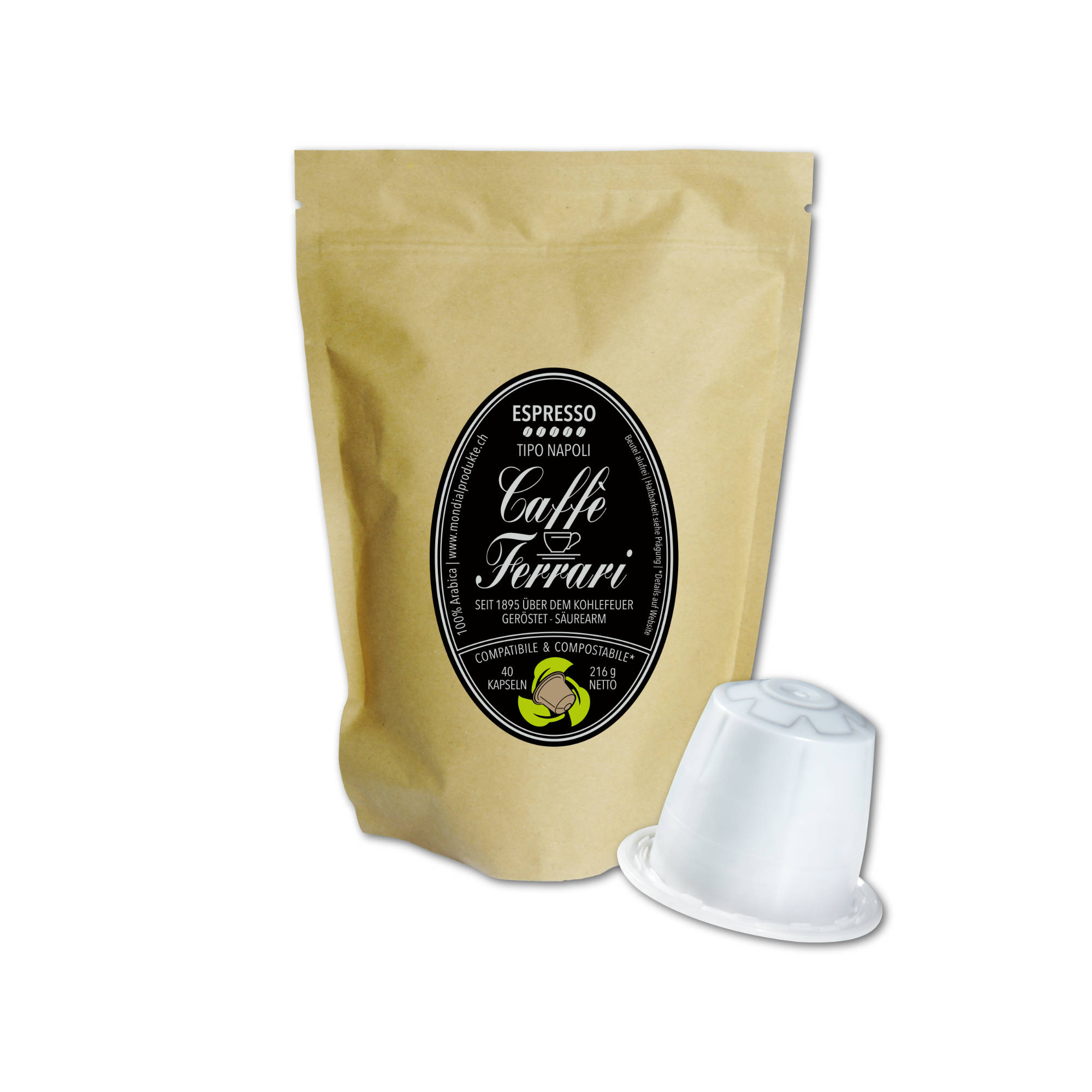 Caffè Ferrari - Espresso Napoli 40 Kapseln Caffè Ferrari - Espresso Napoli 40 Kapseln